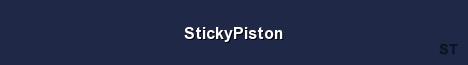 StickyPiston Server Banner