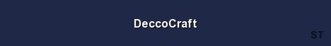 DeccoCraft Server Banner