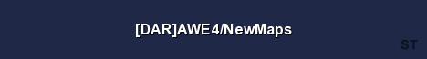 DAR AWE4 NewMaps Server Banner
