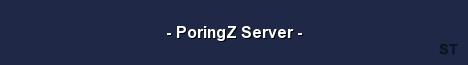 PoringZ Server Server Banner