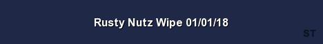 Rusty Nutz Wipe 01 01 18 Server Banner
