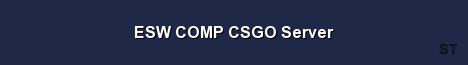 ESW COMP CSGO Server Server Banner