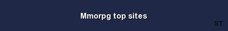 Mmorpg top sites Server Banner