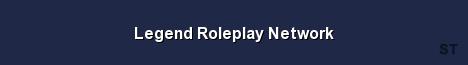 Legend Roleplay Network Server Banner