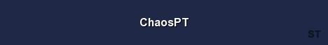 ChaosPT Server Banner