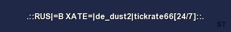 RUS В ХAТЕ de dust2 tickrate66 24 7 