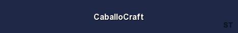 CaballoCraft Server Banner