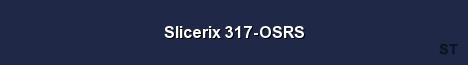 Slicerix 317 OSRS Server Banner