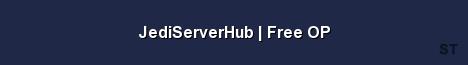 JediServerHub Free OP Server Banner