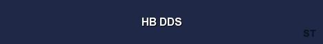 HB DDS Server Banner