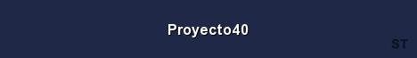 Proyecto40 Server Banner