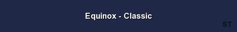 Equinox Classic Server Banner