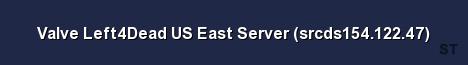 Valve Left4Dead US East Server srcds154 122 47 Server Banner