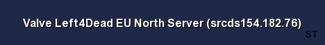 Valve Left4Dead EU North Server srcds154 182 76 Server Banner