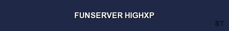 FUNSERVER HIGHXP Server Banner