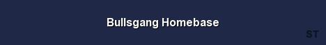 Bullsgang Homebase Server Banner