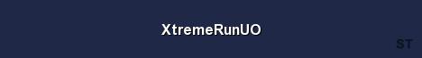 XtremeRunUO Server Banner