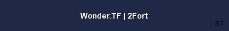 Wonder TF 2Fort Server Banner
