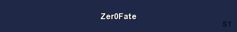 Zer0Fate Server Banner