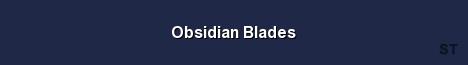 Obsidian Blades 