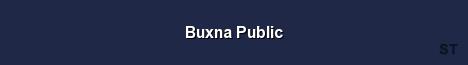 Buxna Public Server Banner
