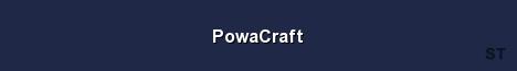 PowaCraft Server Banner