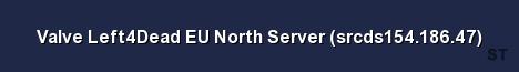 Valve Left4Dead EU North Server srcds154 186 47 Server Banner