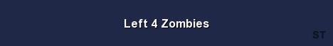 Left 4 Zombies Server Banner