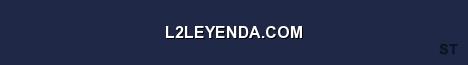 L2LEYENDA COM Server Banner
