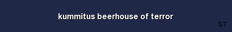 kummitus beerhouse of terror Server Banner