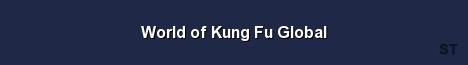 World of Kung Fu Global Server Banner