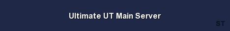 Ultimate UT Main Server Server Banner