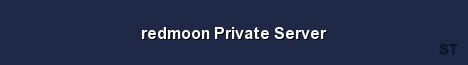 redmoon Private Server Server Banner