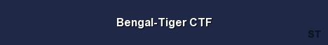 Bengal Tiger CTF Server Banner