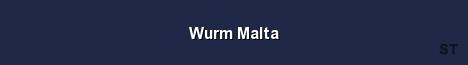Wurm Malta Server Banner