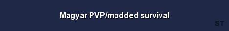 Magyar PVP modded survival Server Banner