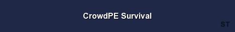 CrowdPE Survival Server Banner