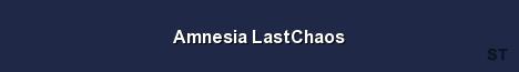 Amnesia LastChaos Server Banner
