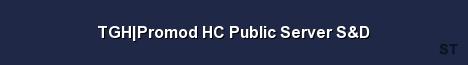 TGH Promod HC Public Server S D 