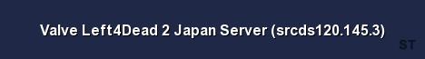 Valve Left4Dead 2 Japan Server srcds120 145 3 