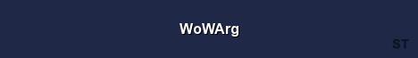 WoWArg Server Banner