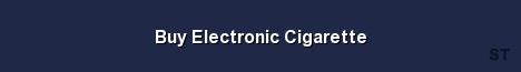 Buy Electronic Cigarette Server Banner