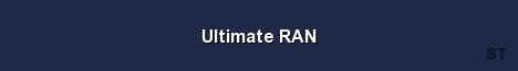 Ultimate RAN Server Banner