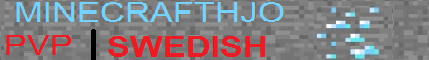 Minecrafthjo SVENSK Server Banner