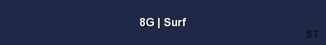 8G Surf Server Banner