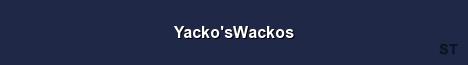 Yacko sWackos 