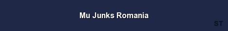 Mu Junks Romania Server Banner