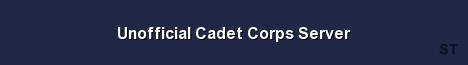 Unofficial Cadet Corps Server Server Banner