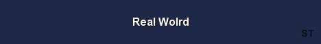Real Wolrd Server Banner