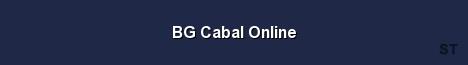 BG Cabal Online Server Banner